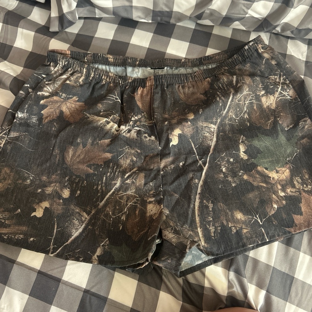 Source Unknown High Waist Camouflage Women's Shorts